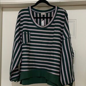 FP Movement by Free People Make it Happen Green/Purple Large NWT